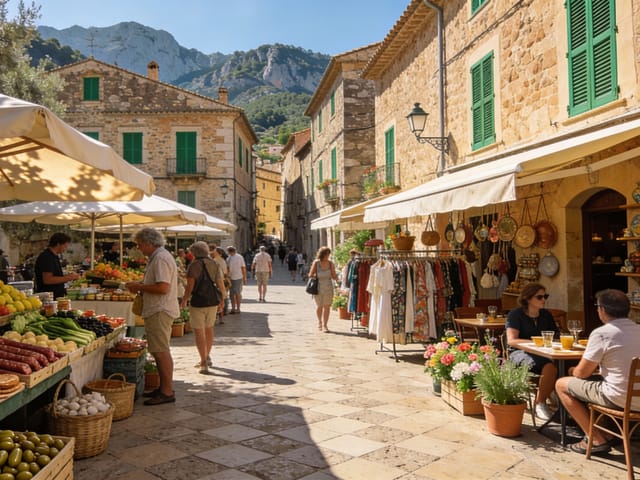 Weekly Market Valldemossa Mallorca, photo