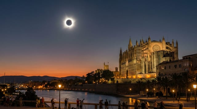 Mallorca Solar Eclipse 2026: The Ultimate Guide to the Sunset Total Eclipse Over the Mediterranean, Weather, photo
