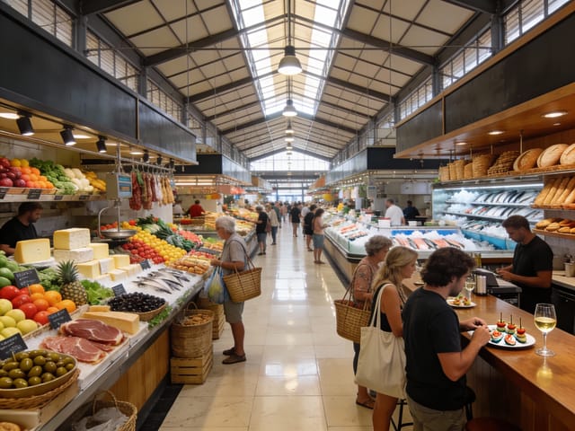 Market Hall Mercat Olivar Palma Mallorca, photo