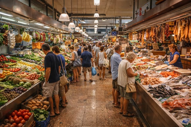 Market Hall Palma Santa Catalina Mallorca, Palma de Mallorca, photo