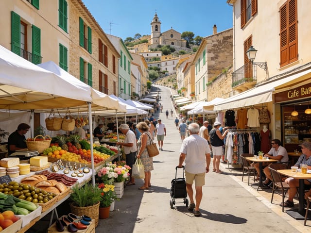 Weekly Market Andratx Mallorca, Andratx, Mallorca, photo