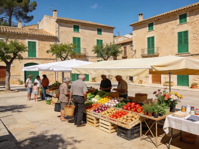 Weekly Market Ariany Mallorca, Ariany, Mallorca, photo