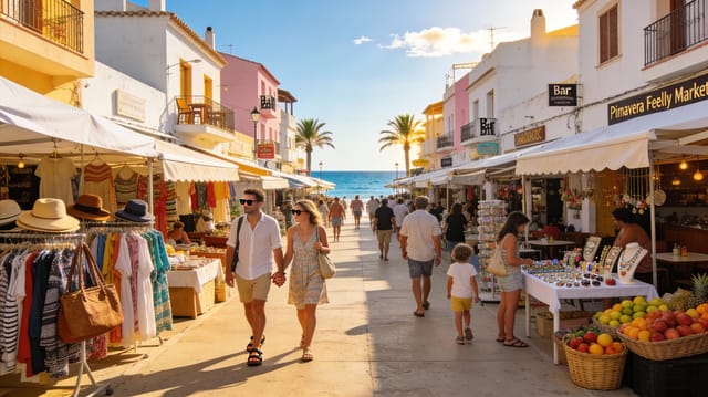 Weekly Market Colònia de Sant Jordi Mallorca, Colonia Sant Jordí, Mallorca, photo