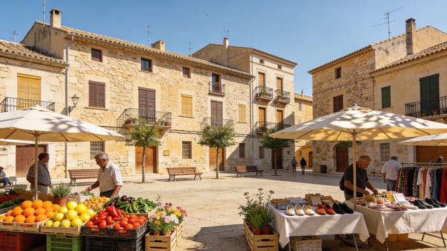 Weekly Market Llubí Mallorca, Llubí, Mallorca, photo