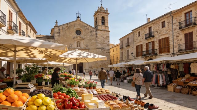 Weekly Market Muro Mallorca, Muro, Mallorca, photo
