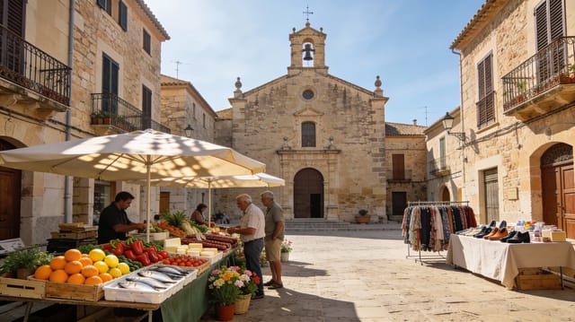 Weekly Market Sant Joan Mallorca, Sant Joan, Mallorca, photo