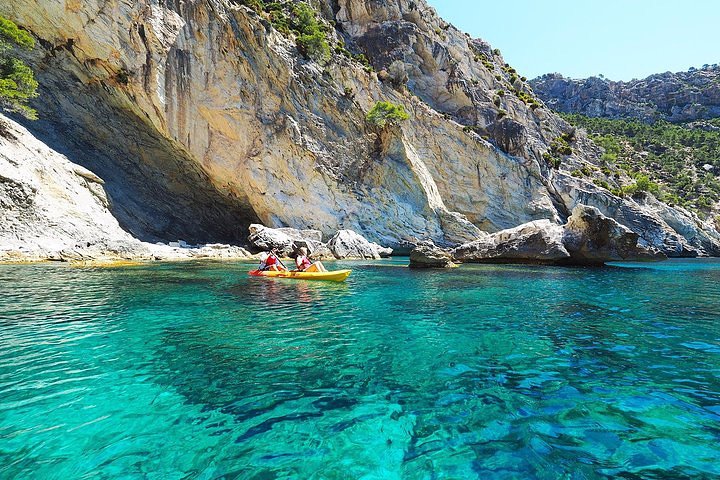 Breathtaking guided Kayak tour from Sant Elm the bay of Cala en Tió, water-activities, Sant Elm · Andratx, Mallorca