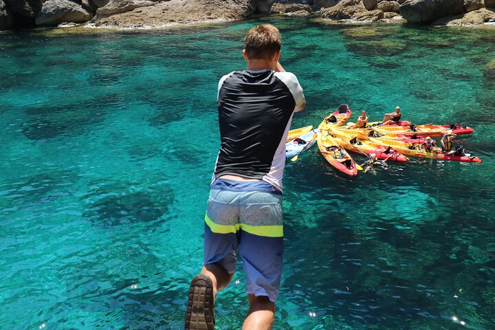 Kajak en coasteering, water-activities, Mallorca