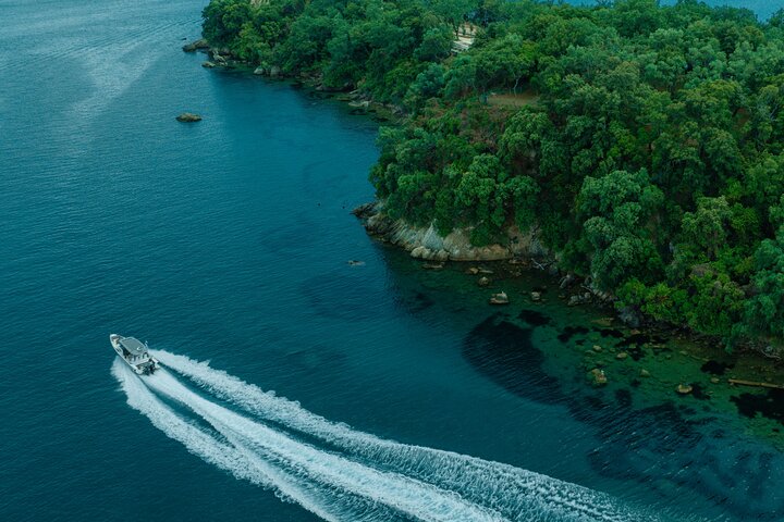 Sunset Cruise on Luxury Speed Boat, water-activities, Cala Mondragó · Santanyí, Mallorca