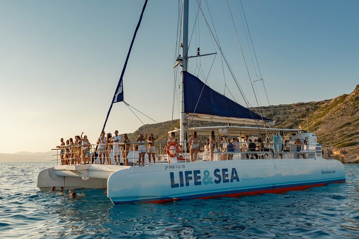 Catamaran with BBQ in the Bay of Palma, water-activities, Palma, Mallorca