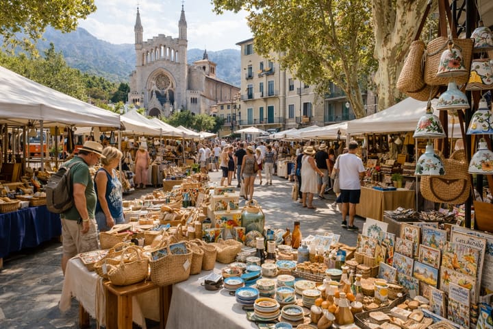 Artisan Market Sóller Mallorca Sunday Mallorca, Sóller, Mallorca