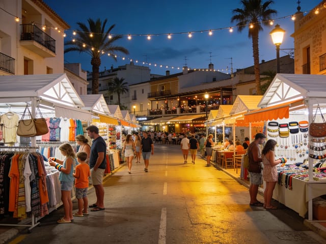 Night Market Colònia de Sant Jordi Mallorca, Colonia Sant Jordí, Mallorca