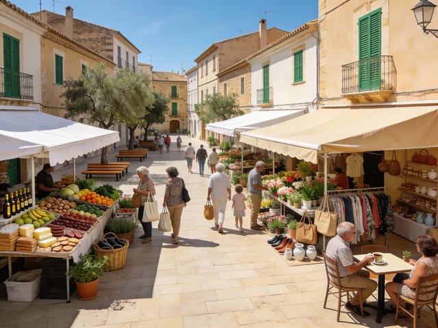 Weekly Market Algaida Mallorca, Algaida, Mallorca