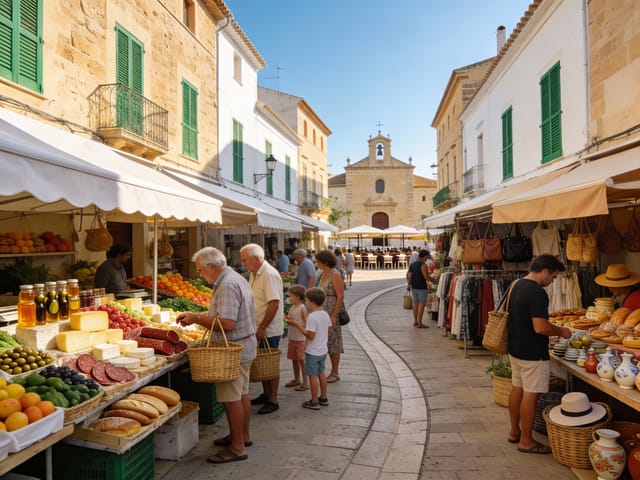 Weekly Market Campos Mallorca, Campos, Mallorca