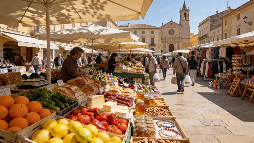 Weekmarkt Manacor Mallorca, Manacor, Mallorca