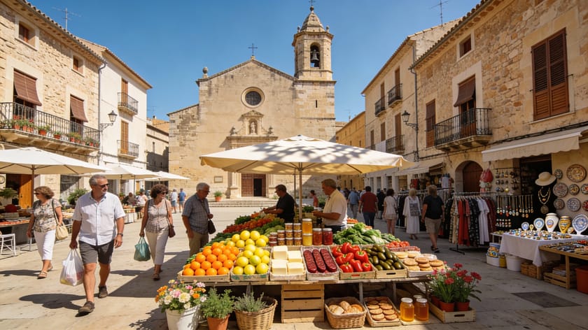 Weekly Market Porreres Mallorca, Porreres, Mallorca