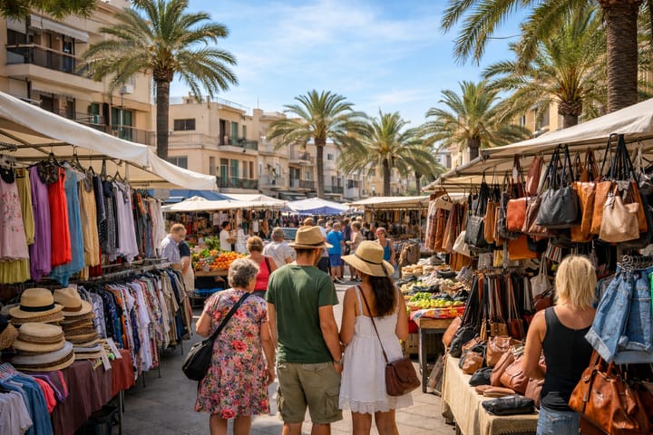 Marché hebdomadaire s’Arenal | El Arenal Majorque, Llucmajor, Mallorca