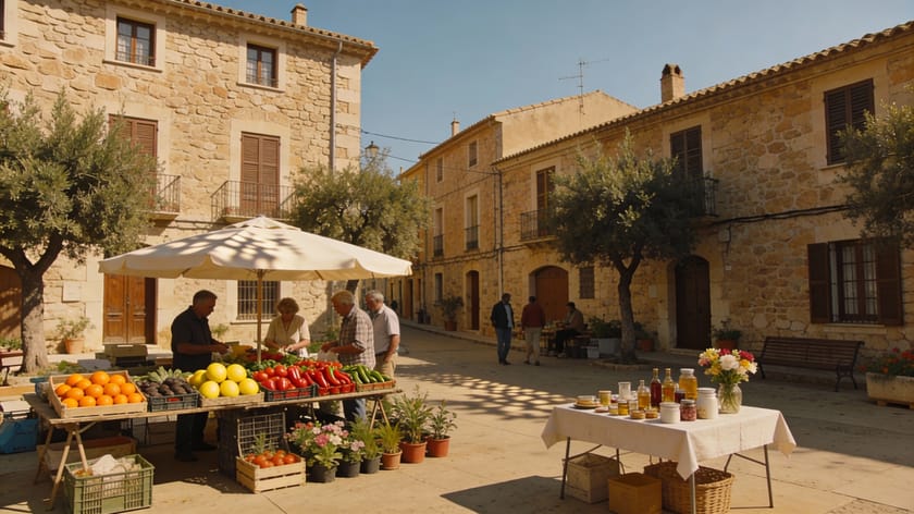 Mercato settimanale Santa Eugènia Maiorca, Santa Eugènia, Mallorca