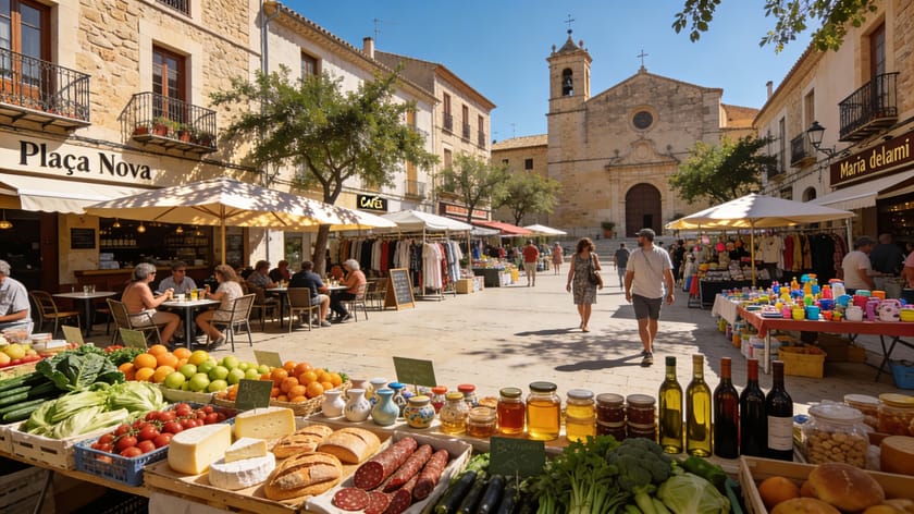 Weekly Market Santa Maria del Camí Mallorca, Santa Maria del Cami, Mallorca