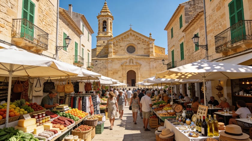 Wochenmarkt Santanyí Mallorca, Santanyi, Mallorca
