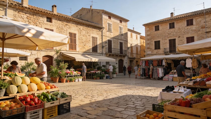 Targi tygodniowe Vilafranca de Bonany Majorka, Vilafranca de Bonany, Mallorca