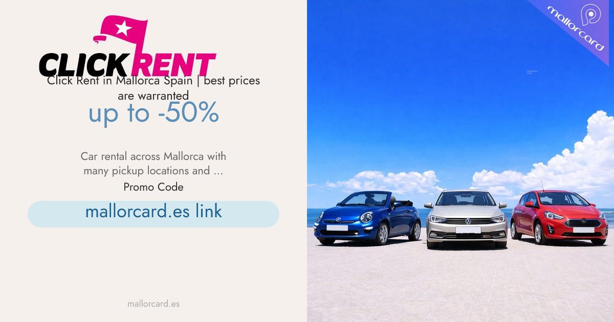 Click Rent Float Click Rent en Mallorca España | Código | MallorCard