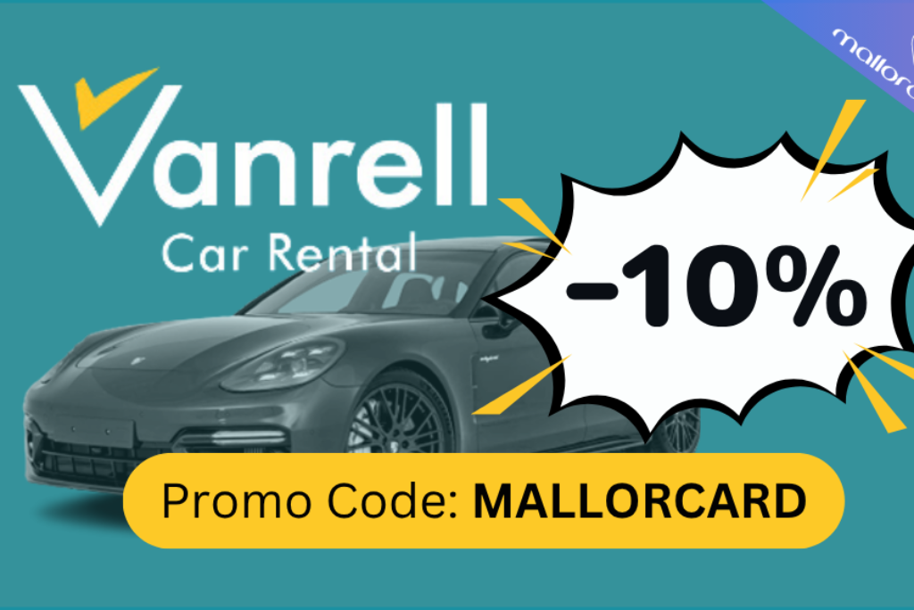 Vanrell Rent a Car: -10% Discount | Promo code: MALLORCARD
