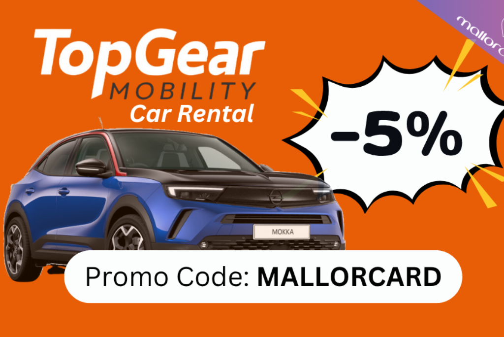 Top Gear Mobility Car Rental: -5% Discount |  Promo Code: MALLORCARD