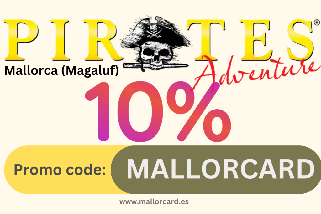 Pirates Adventure Magaluf: -10% Discount | Promo code: MALLORCARD