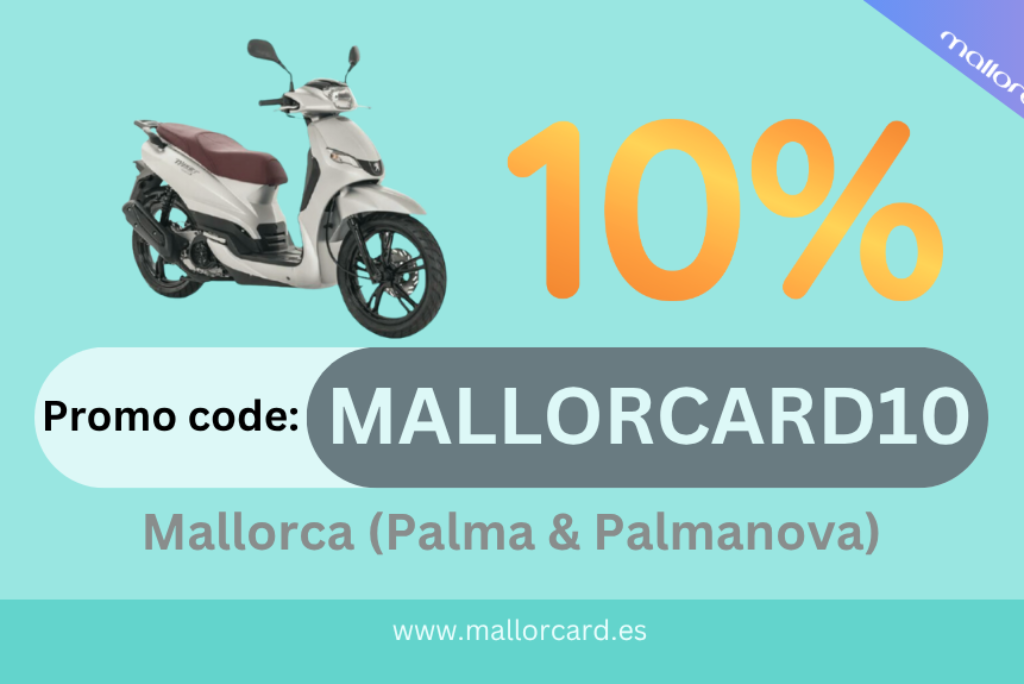 offUgo Motorbike: -10% Discount | Promo Code: MALLORCARD10