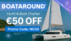 boataround promo code discunt boat charter yacht charter Mallorca