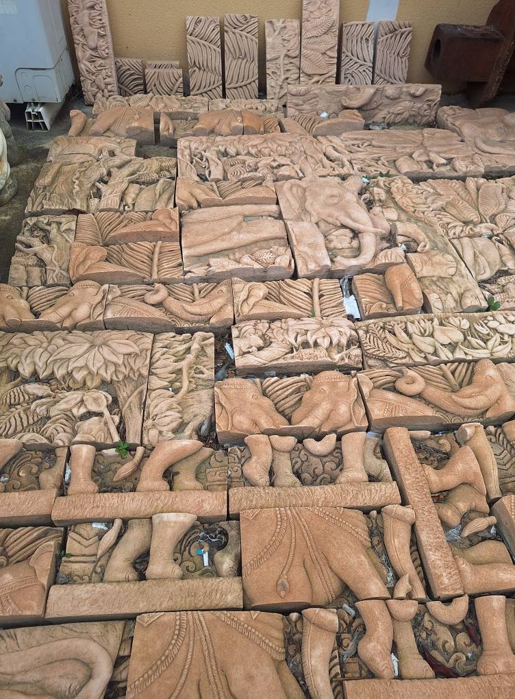 Hand-carved wooden tools and traditional crafts at the weekly market Consell – celebrating local artisanship and heritage.