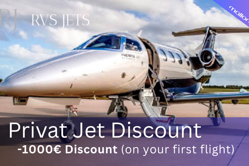 Save €1000 on Your First Private Jet Experience with RVS Jets Mallorca – Exclusively with Mallorcard